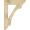Ekena Millwork Legacy Slat Rough Sawn Bracket w/ Offset Brace, Douglas Fir, 6"W x 22"D x 30"H BKT0604X22X30LEC06RDF - alternate 2